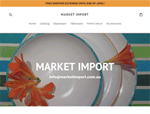 Tablet Screenshot of marketimport.com.au